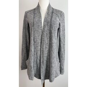 Kuhl Women's Nova Wrap Women's Small Open‎ Cardigan Sweater Wool Blend Gray